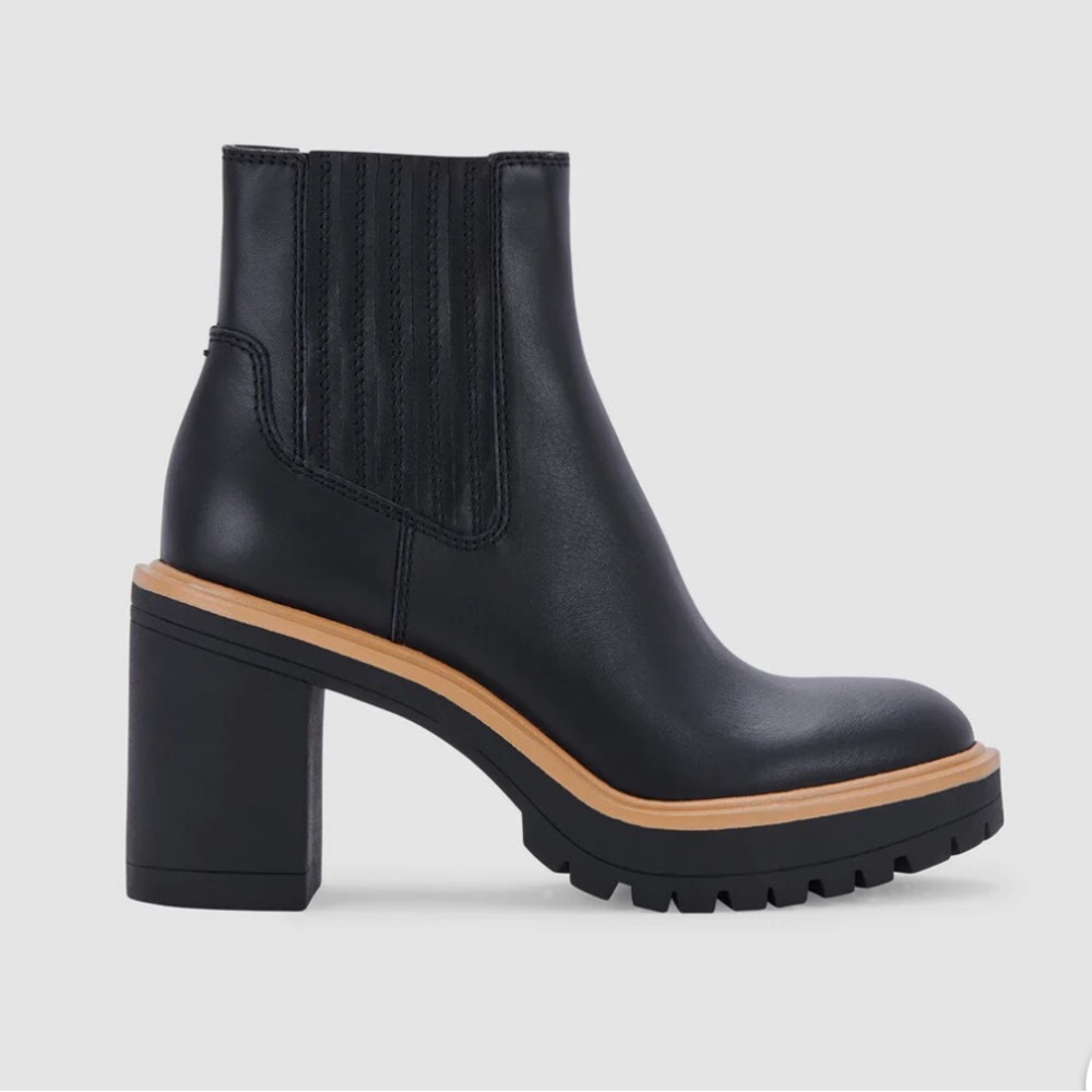 Dolce Vita Caster H2O Waterproof Lug Sole Platform Booties